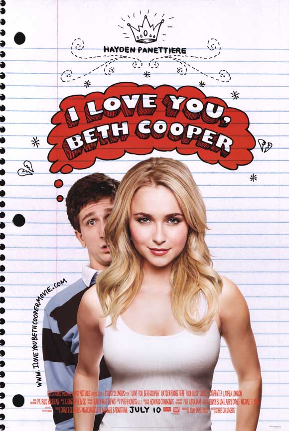 Banner Phim Anh Yêu Em, Beth Cooper (I Love You, Beth Cooper)