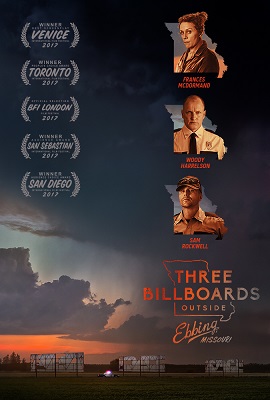 Banner Phim Ba Biển Quảng Cáo Ngoài Trời ở Missouri (Three Billboards Outside Ebbing, Missouri)