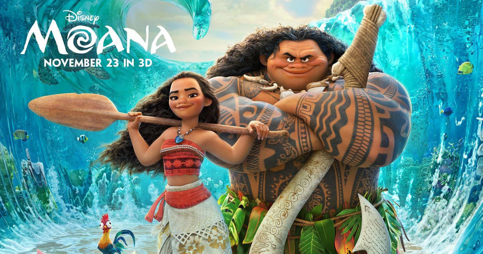 Banner Phim Hành Trình Của Moana (Moana)