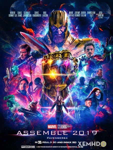 Banner Phim Biệt Đội Siêu Anh Hùng 4: Tàn Cuộc (Avengers 4: Endgame)