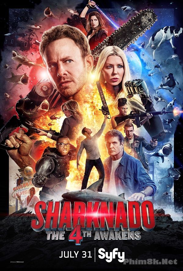 Banner Phim Cá Mập Cuồng Loạn 4 (Sharknado 4: The 4th Awakens)