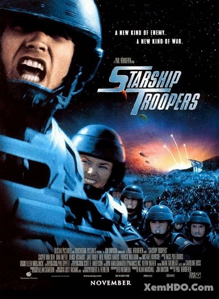 Banner Phim Chiến Tranh Vũ Trụ: Nhện Khổng Lồ (Starship Troopers)