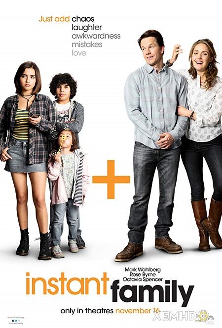 Banner Phim Con Nuôi Bất Đắc Dĩ (Instant Family)