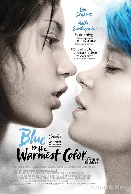 Banner Phim Cuộc Đời Của Adèle / Màu Xanh Nồng Ấm (Blue Is The Warmest Color / La Vie Dadèle)