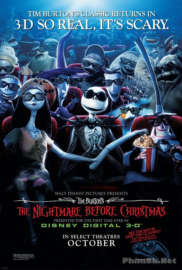 Banner Phim Đêm Kinh Hoàng Trước Giáng Sinh (The Nightmare Before Christmas)