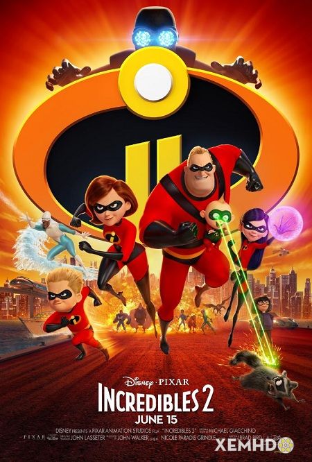 Banner Phim Gia Đình Siêu Nhân 2 (Incredibles 2)