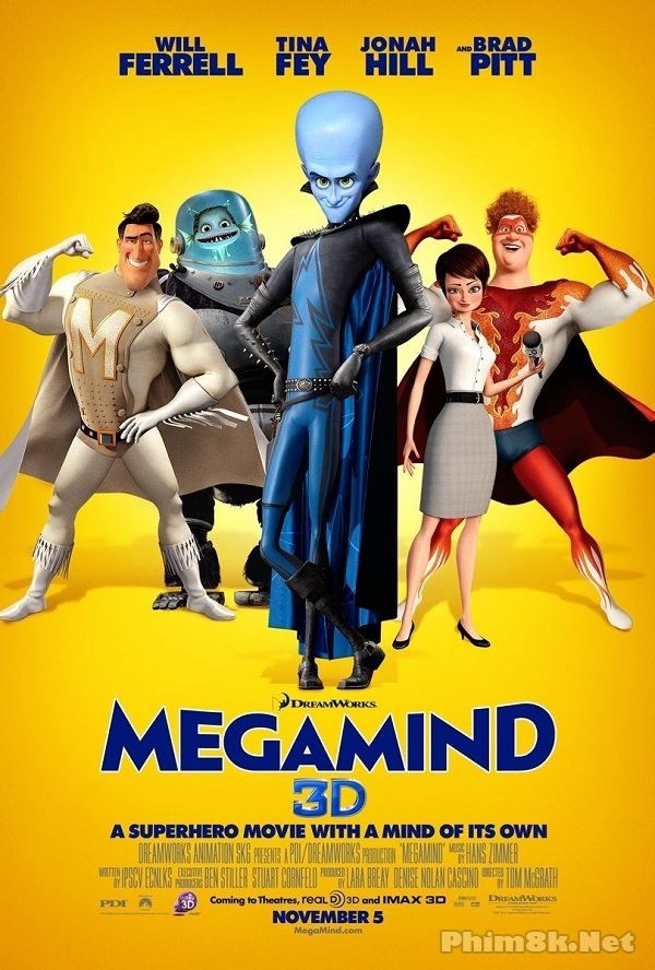 Banner Phim Kẻ Xấu Đẹp Trai (The Megamind)