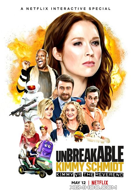 Banner Phim Kimmy Bất Bại: Kimmy Đại Chiến Đức Cha (Unbreakable Kimmy Schmidt: Kimmy Vs. The Reverend)