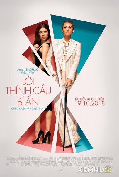 Banner Phim Lời Thỉnh Cầu Bí Ẩn (A Simple Favor)