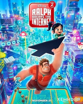 Banner Phim Ráp-phờ Đập Phá 2: Phá Đảo Thế Giới Ảo (Wreck-it Ralph 2: Ralph Breaks The Internet)