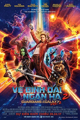 Banner Phim Vệ Binh Dải Ngân Hà 2 (Guardians of the Galaxy Vol. 2)