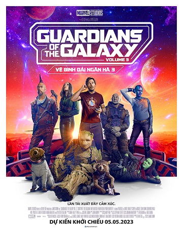 Banner Phim Vệ Binh Dải Ngân Hà 3 (Guardians of the Galaxy Vol. 3)