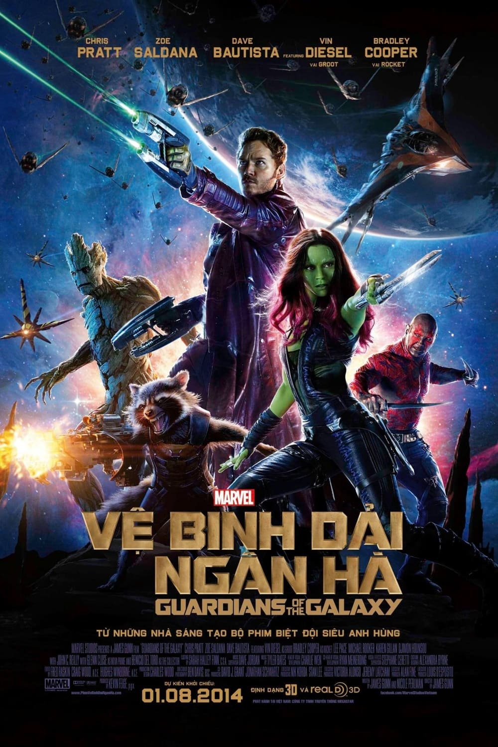 Banner Phim Vệ Binh Dải Ngân Hà (Guardians of the Galaxy)