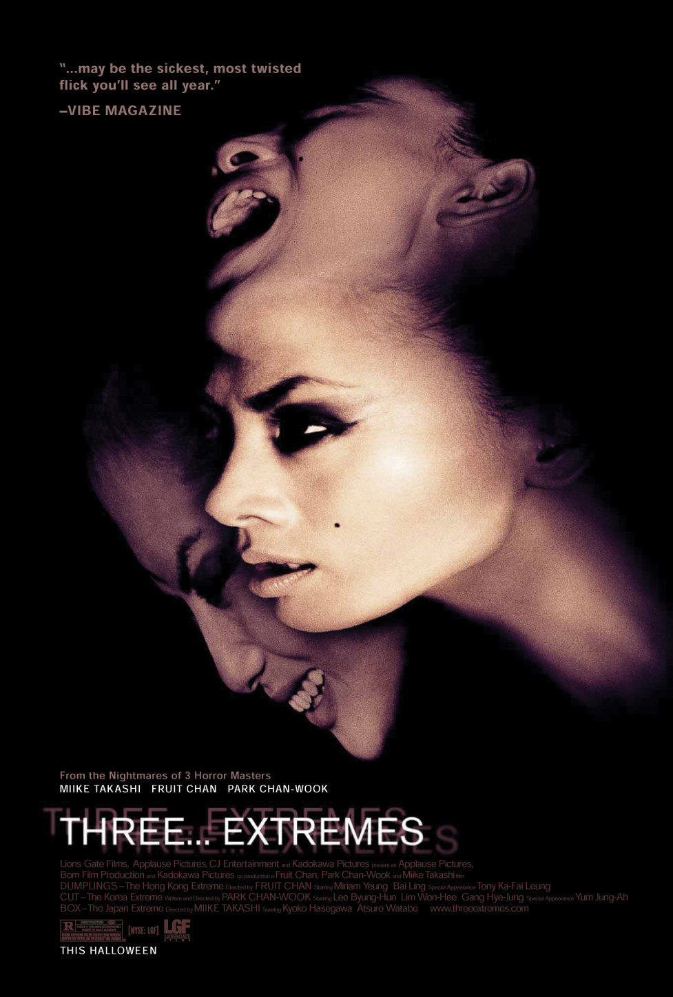 Poster Phim 3 Câu Chuyện Kinh Dị (Three... Extremes)