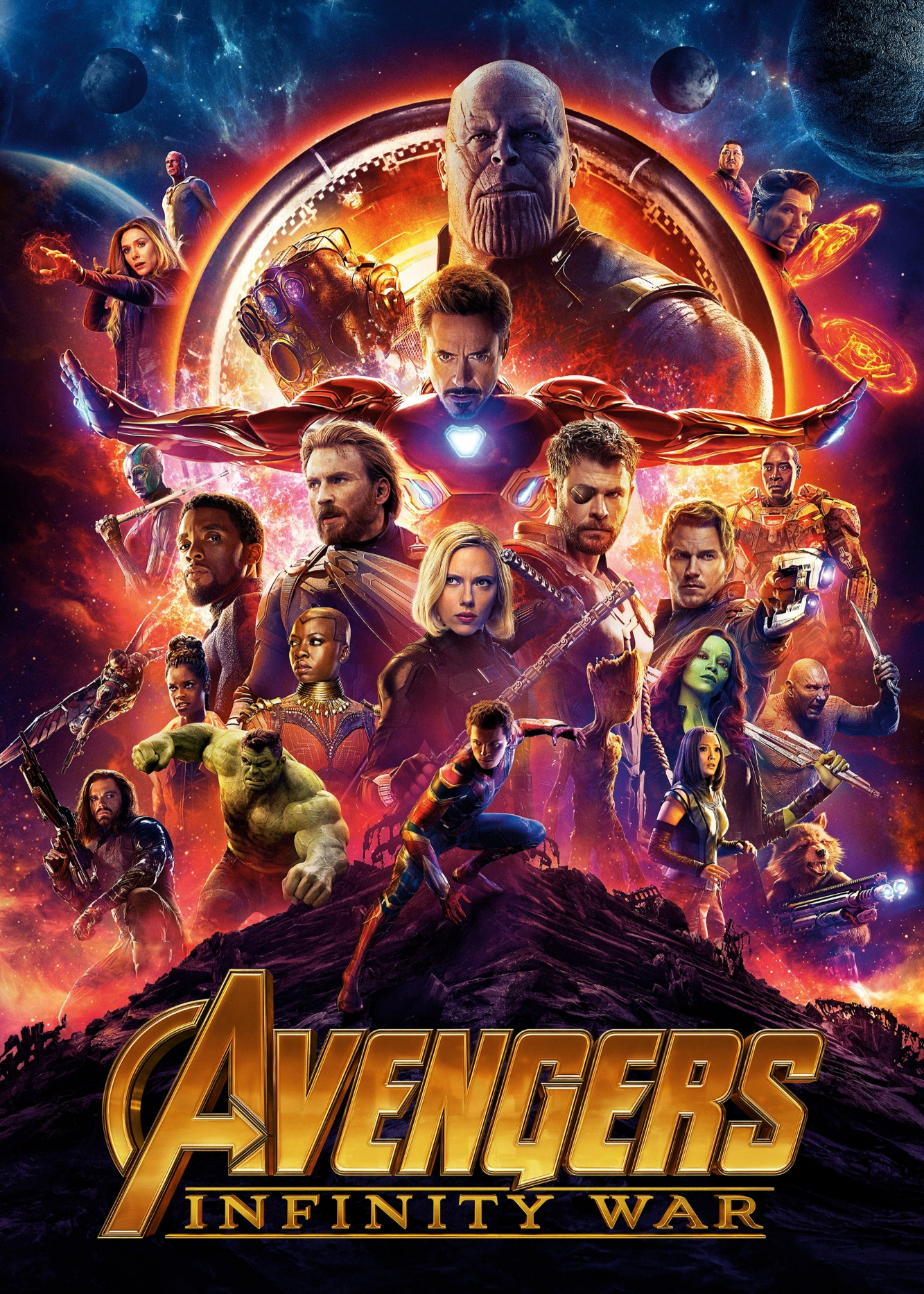 Poster Phim Avengers: Cuộc Chiến Vô Cực (Avengers: Infinity War)