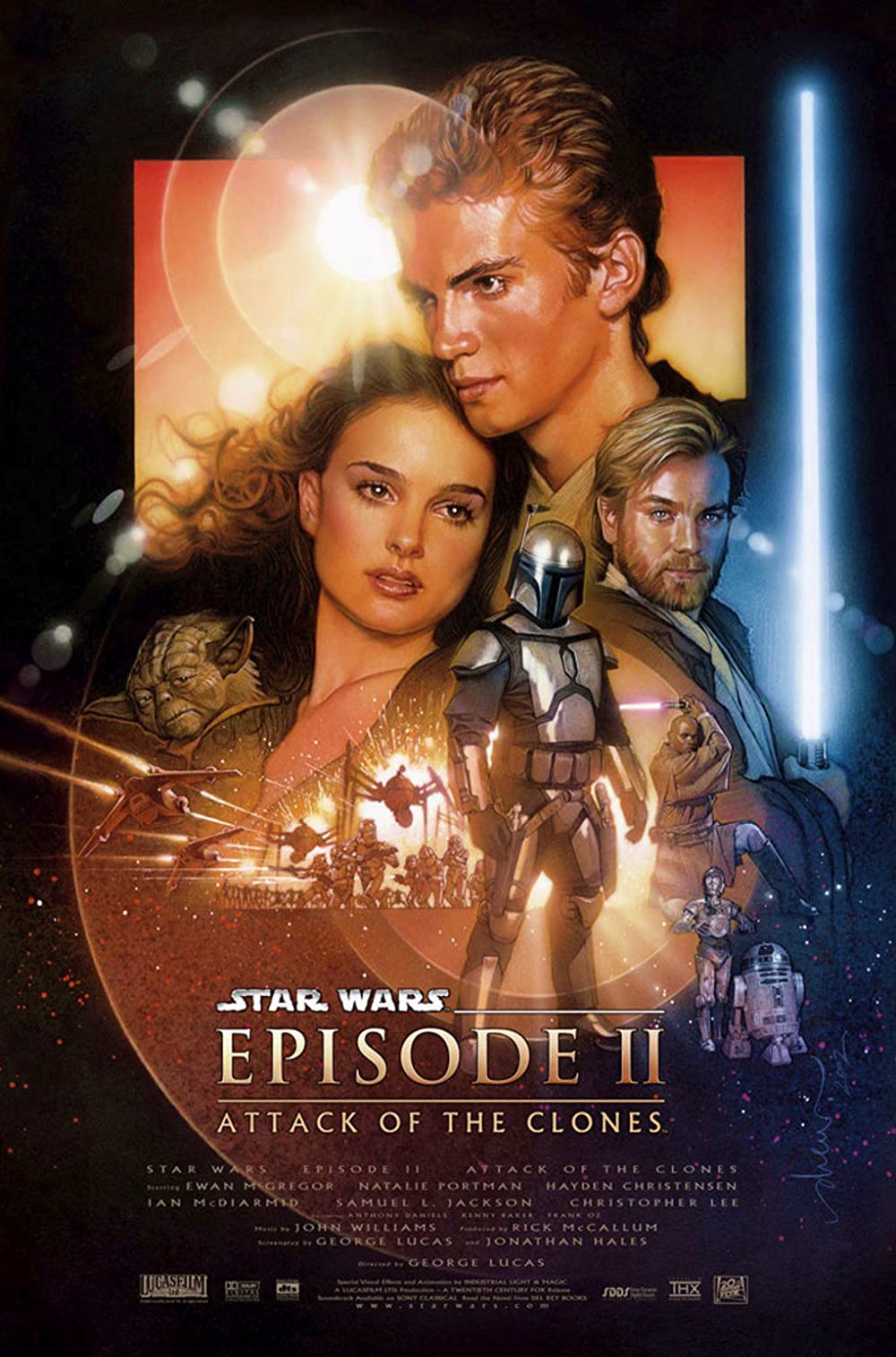 Poster Phim Chiến Tranh Giữa Các Vì Sao 2: Cuộc Tấn Công Của Người Vô Tính (Star Wars: Episode II - Attack of the Clones)