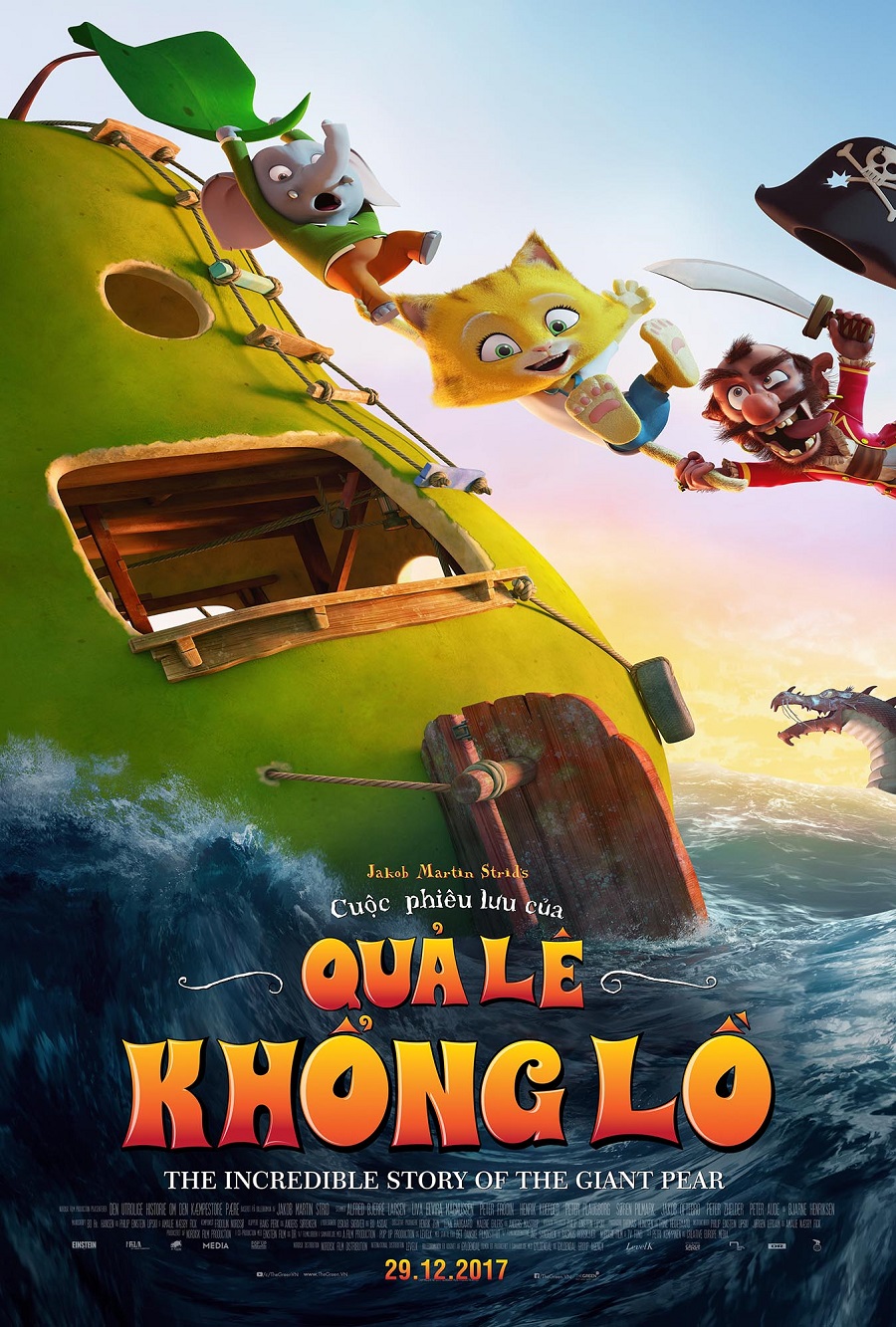 Poster Phim Cuộc Phiêu Lưu Của Quả Lê Khổng Lồ (The Incredible Story of the Giant Pear)