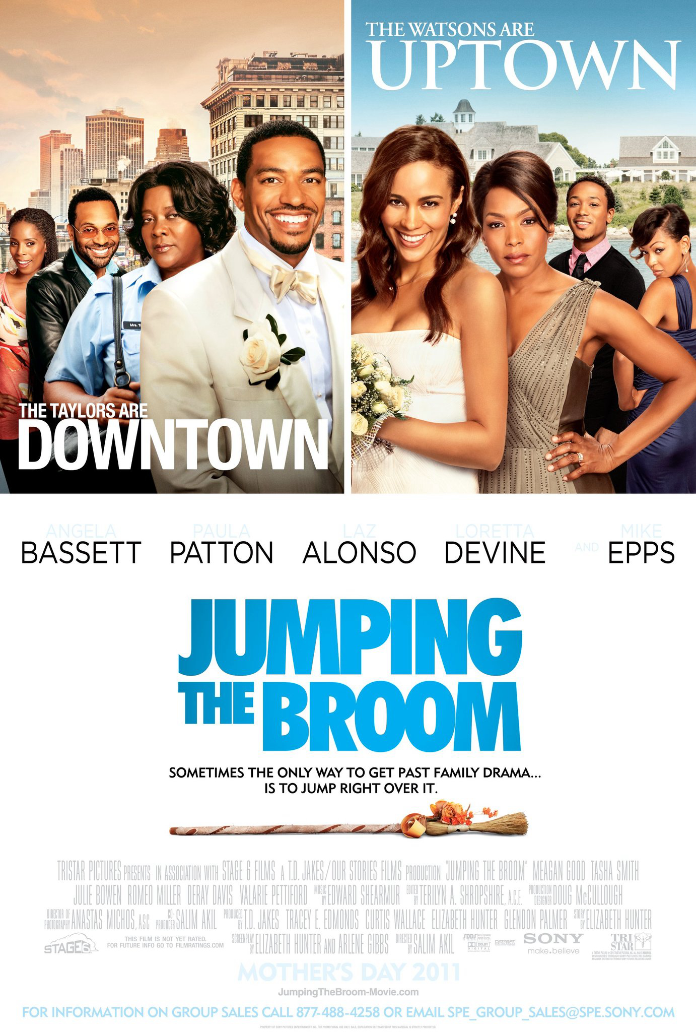 Xem Phim Đại chiến thông gia (Jumping the Broom)