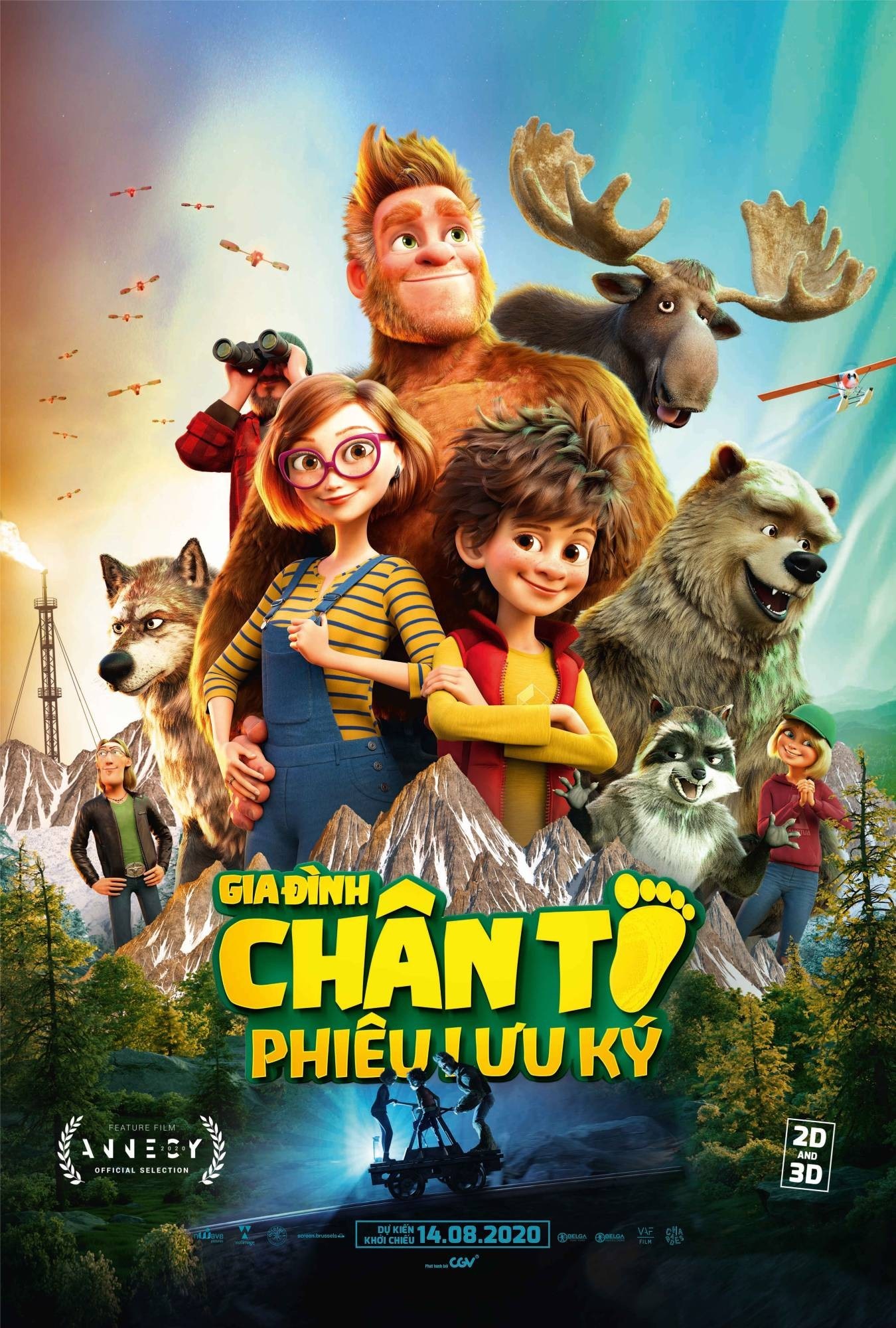 Xem Phim Gia Đình Chân To Phiêu Lưu Ký (Bigfoot Family)