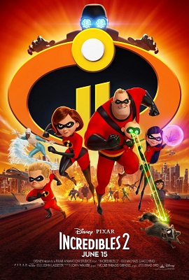 Poster Phim Gia Đình Siêu Nhân 2 (Incredibles 2)