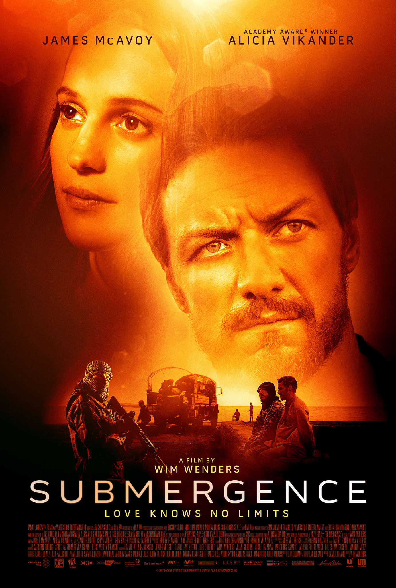 Poster Phim Giữa Những Đại Dương (Submergence)