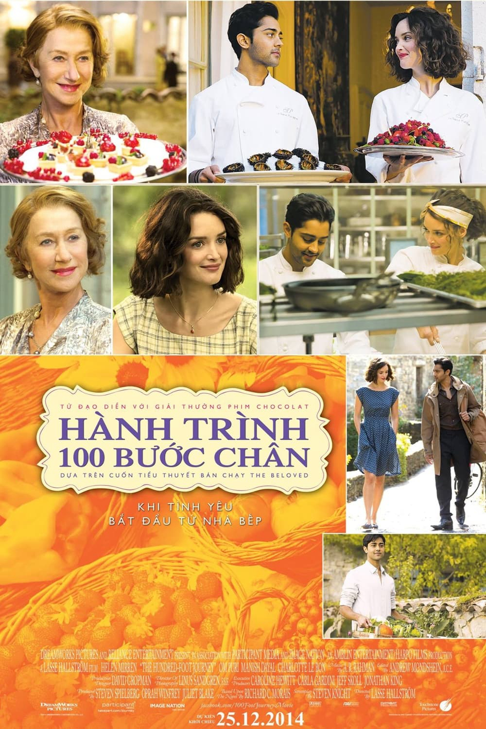 Poster Phim Hành Trình 100 Bước Chân (The Hundred-Foot Journey)