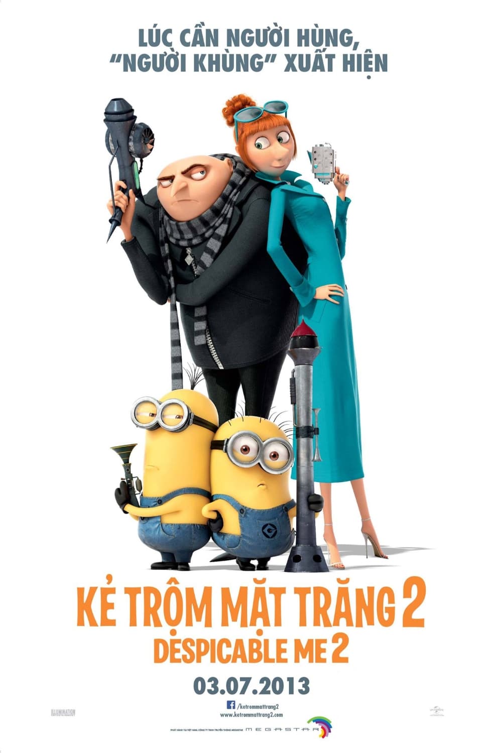 Xem Phim Kẻ Trộm Mặt Trăng 2 (Despicable Me 2)