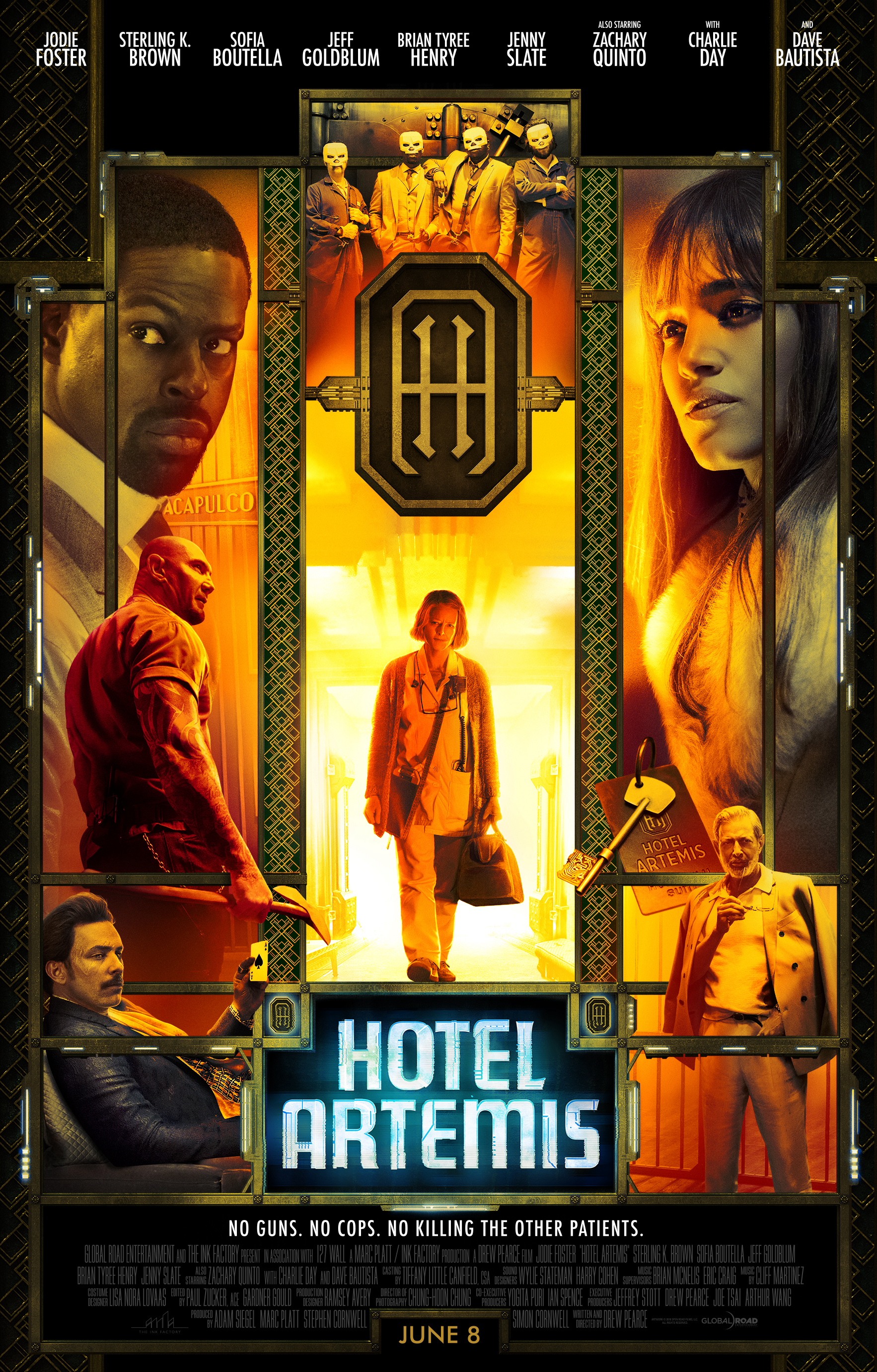 Xem Phim Khách Sạn Tội Phạm (Hotel Artemis)