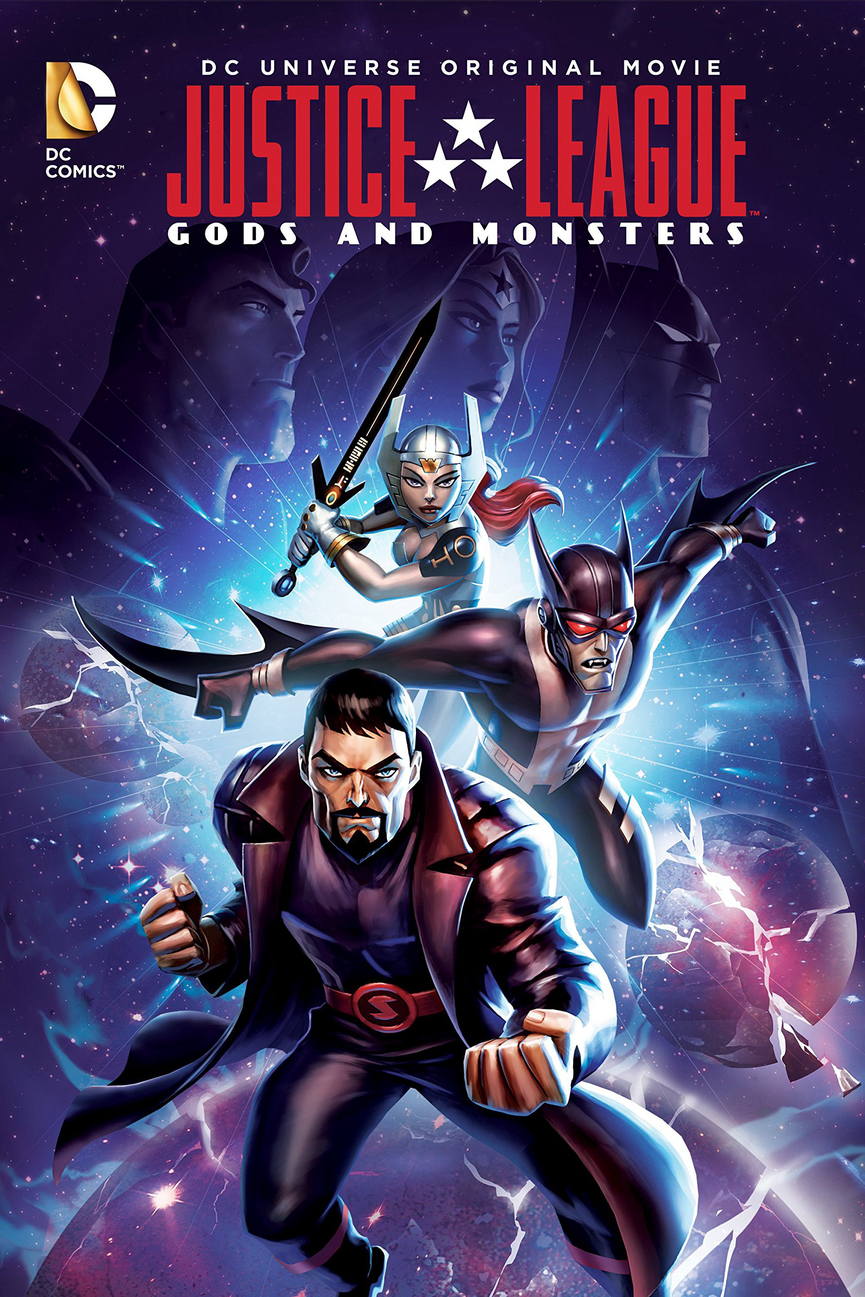 Poster Phim Liên Minh Công Lý: Thiên Thần Và Quỷ Dữ (Justice League: Gods and Monsters)