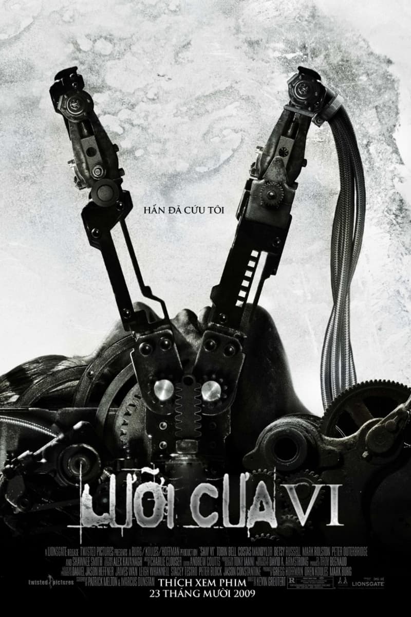 Poster Phim Lưỡi Cưa 6 (Saw VI)