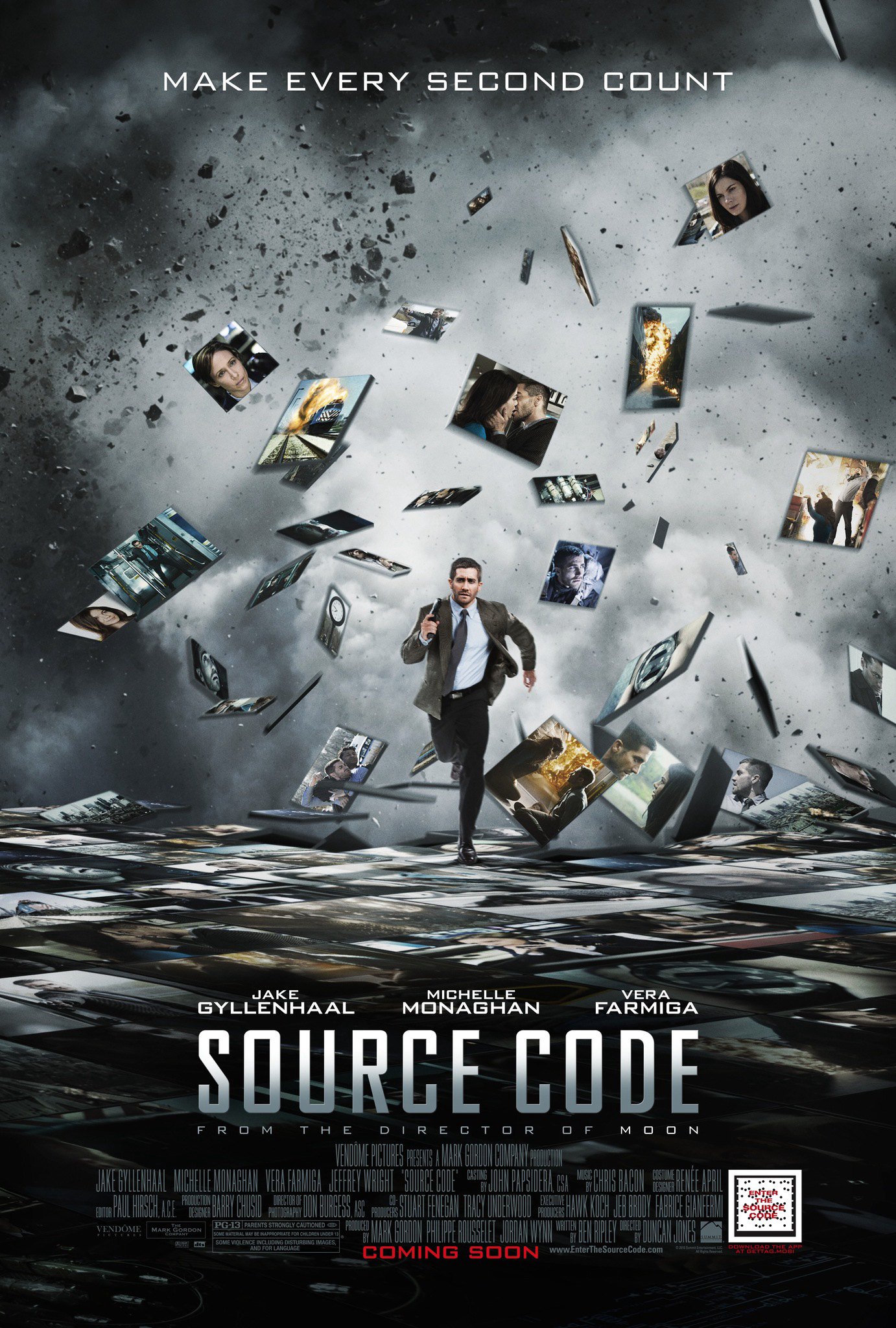 Poster Phim Mật Mã Gốc (Source Code)