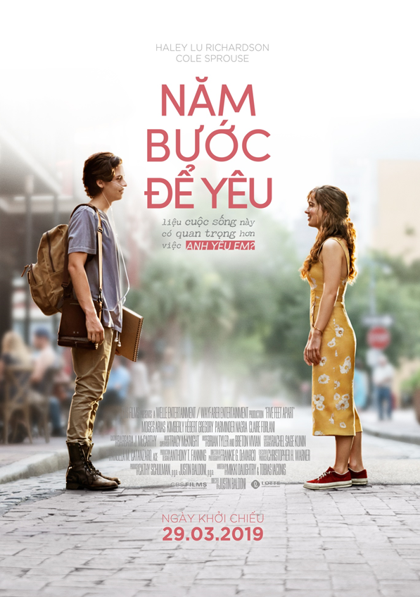 Xem Phim Năm Bước Để Yêu (Five Feet Apart)