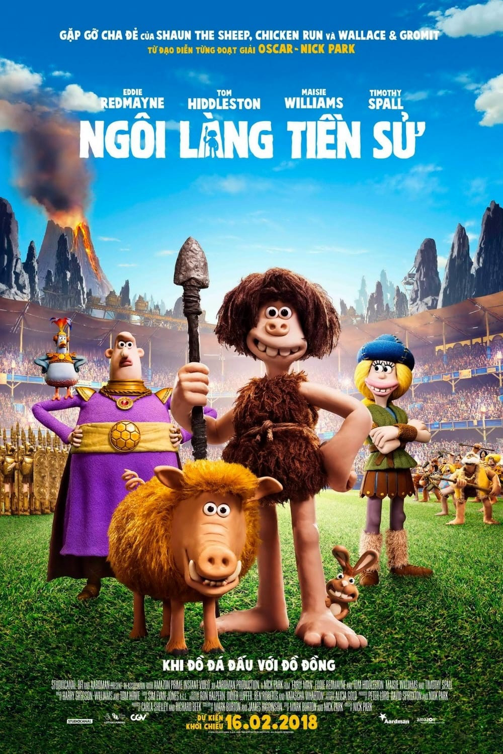 Xem Phim Ngôi Làng Tiền Sử (Early Man)