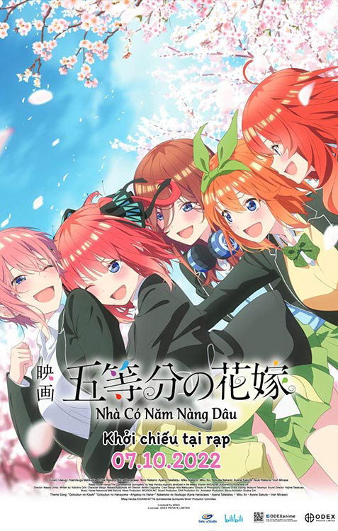 Xem Phim Nhà Có Năm Nàng Dâu (Phim Điện Ảnh) (5-toubun no Hanayome Movie)