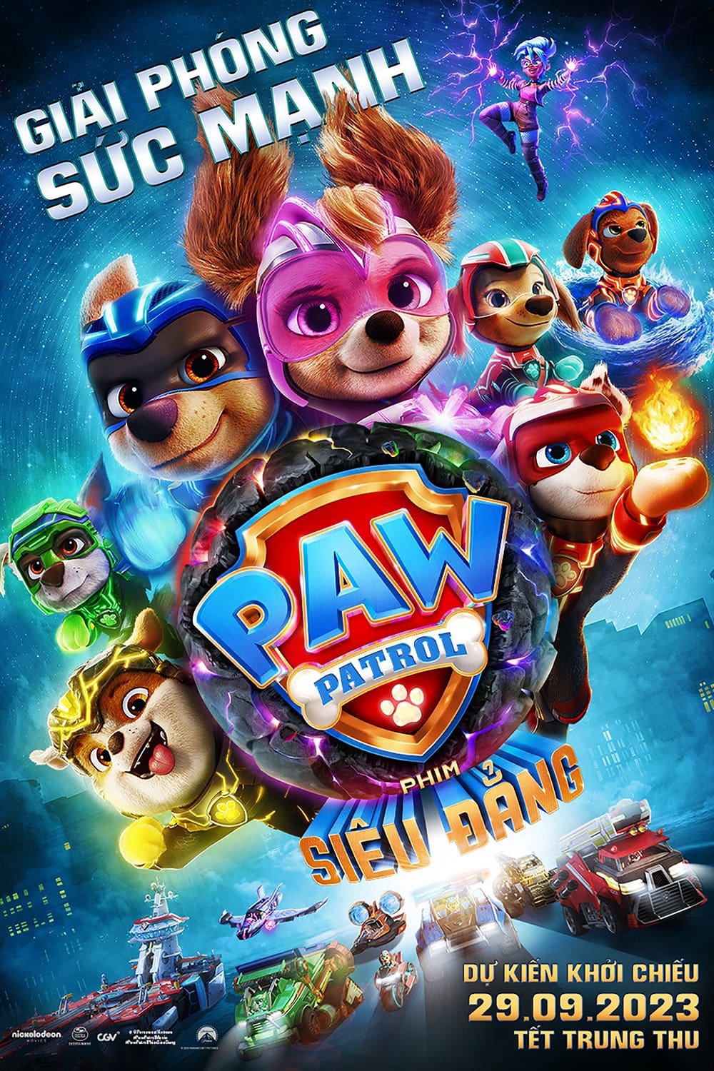 Xem Phim PAW Patrol: Phim Siêu Đẳng (PAW Patrol: The Mighty Movie)