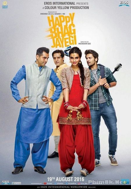 Poster Phim Bỏ Trốn Ngoạn Mục (Happy Bhaag Jayegi)