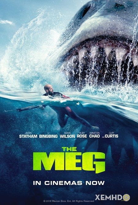 Poster Phim Cá Mập Siêu Bạo Chúa (The Meg)