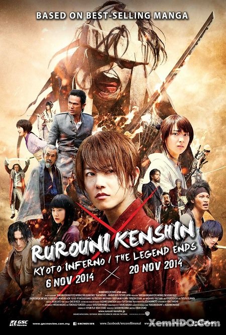 Xem Phim Lãng Khách Kenshin: Kết Thúc Một Huyền Thoại (Rurouni Kenshin 3: The Legend Ends)