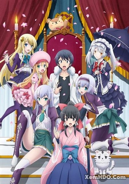 Poster Phim Smartphone Và Những Người Bạn (Isekai Wa Smartphone To Tomo Ni)