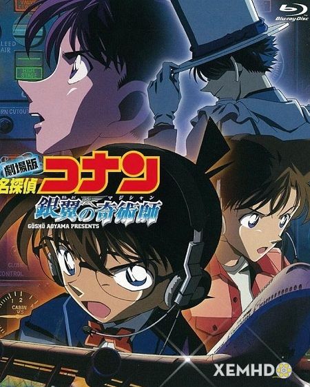 Xem Phim Thám Tử Conan Movie 8: Nhà Ảo Thuật Với Đôi Cánh Bạc (Detective Conan Movie 8: Magician Of The Silver Sky)