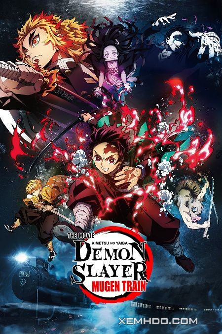 Poster Phim Thanh Gươm Diệt Quỷ: Chuyến Tàu Vô Tận (Demon Slayer Movie: Mugen Train)