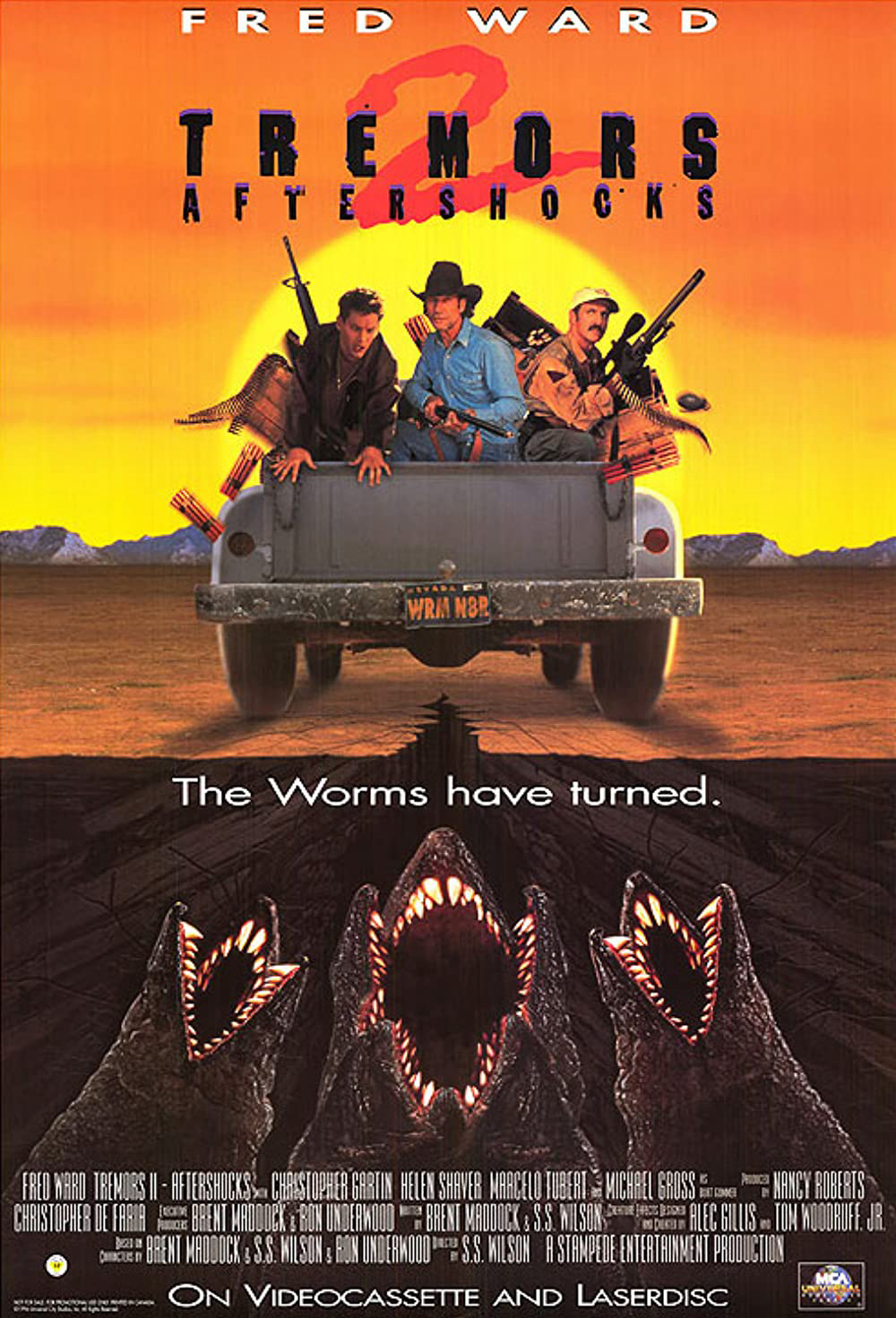 Poster Phim Rồng Đất 2: Tỉnh Giấc (Tremors II: Aftershocks)