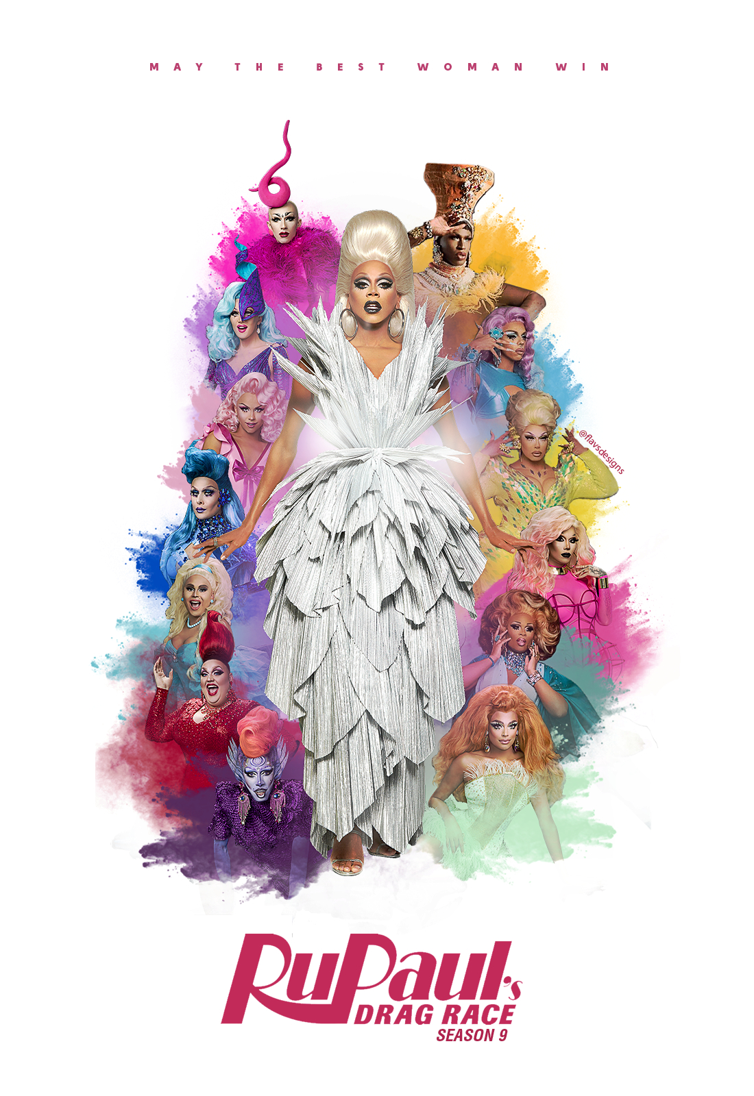 Poster Phim Rupaul's Drag Race - Cuộc chiến giày cao gót (Phần 9) (RuPaul's Drag Race (Season 9))