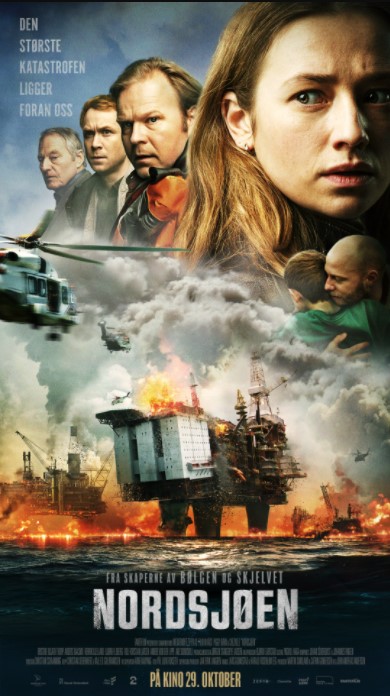 Poster Phim Thảm Họa Giàn Khoan (The Burning Sea Nordsjøen)