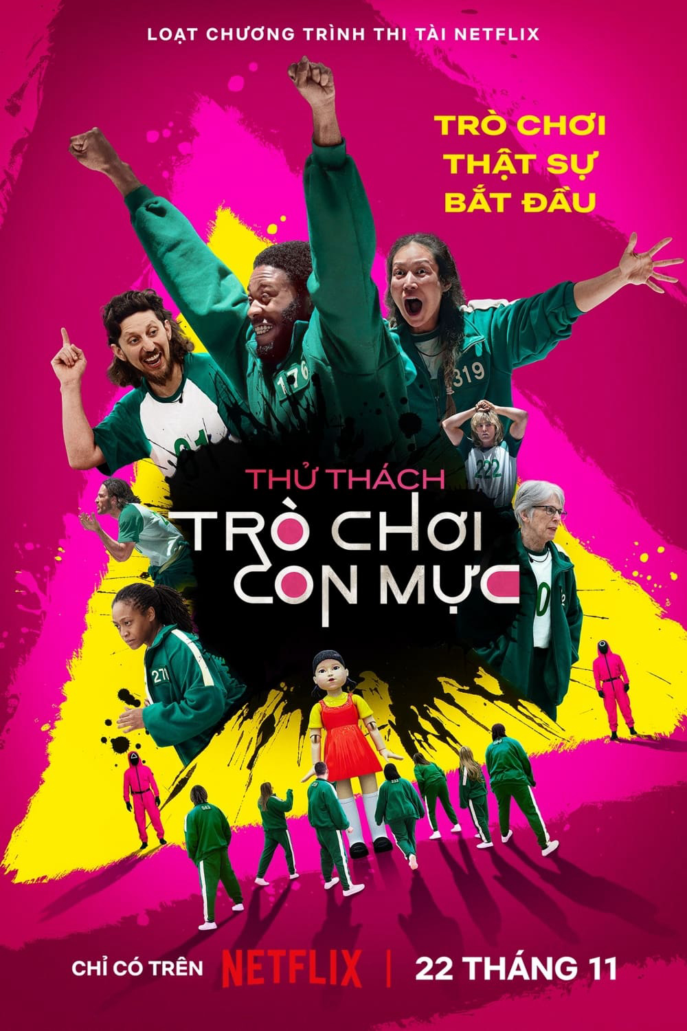 Poster Phim Thử thách Trò chơi con mực (Squid Game: The Challenge)