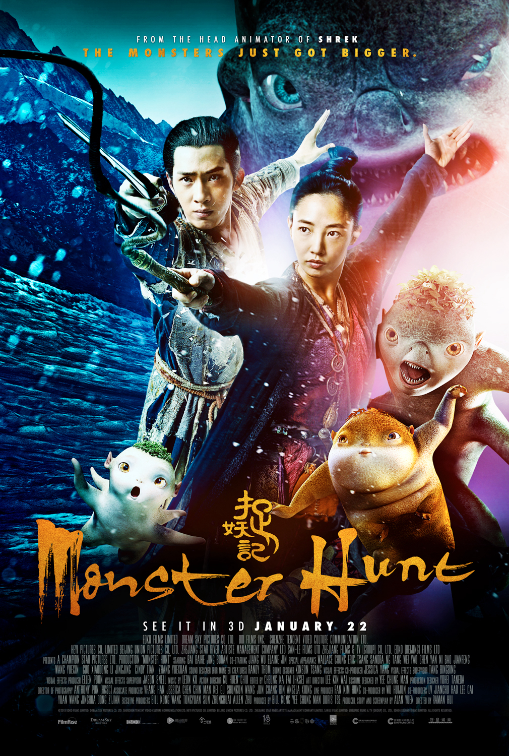 Xem Phim Tróc Yêu Ký (Truy Lùng Quái Yêu) (Monster Hunt)