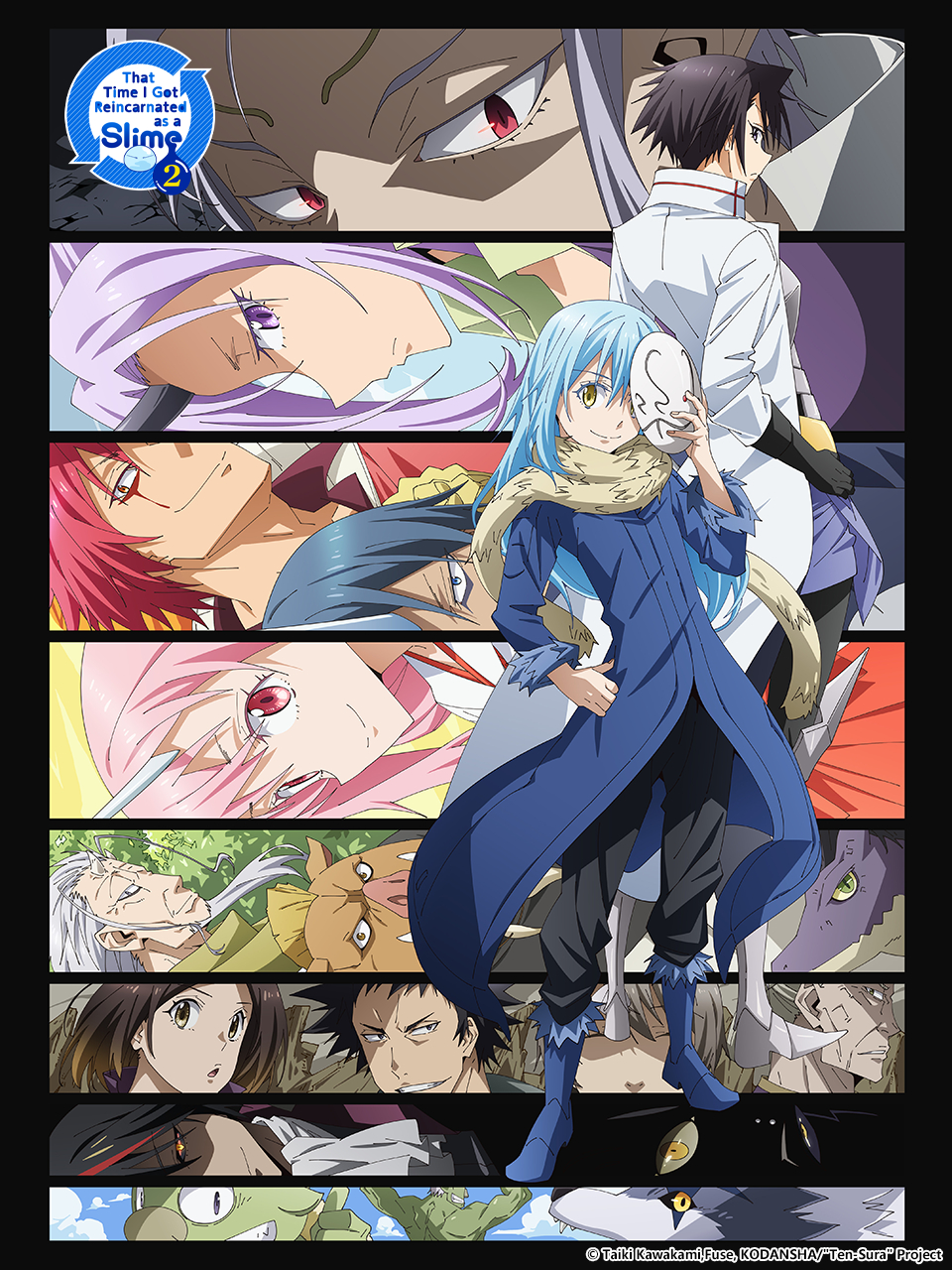 Poster Phim Về chuyện tôi chuyển sinh thành Slime Mùa 2 (Tensei shitara Slime Datta Ken 2nd Season, Slime)