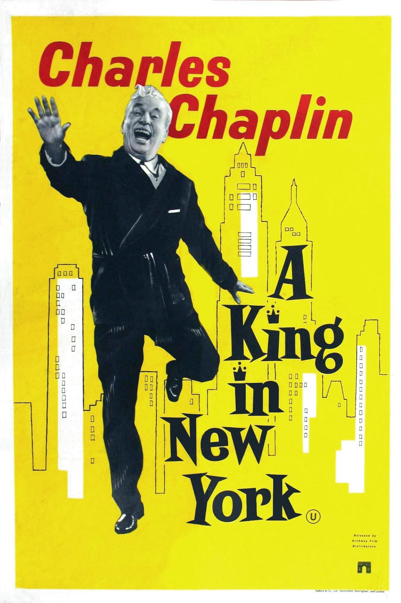 Poster Phim Vị Vua Ở New York (A King In New York)