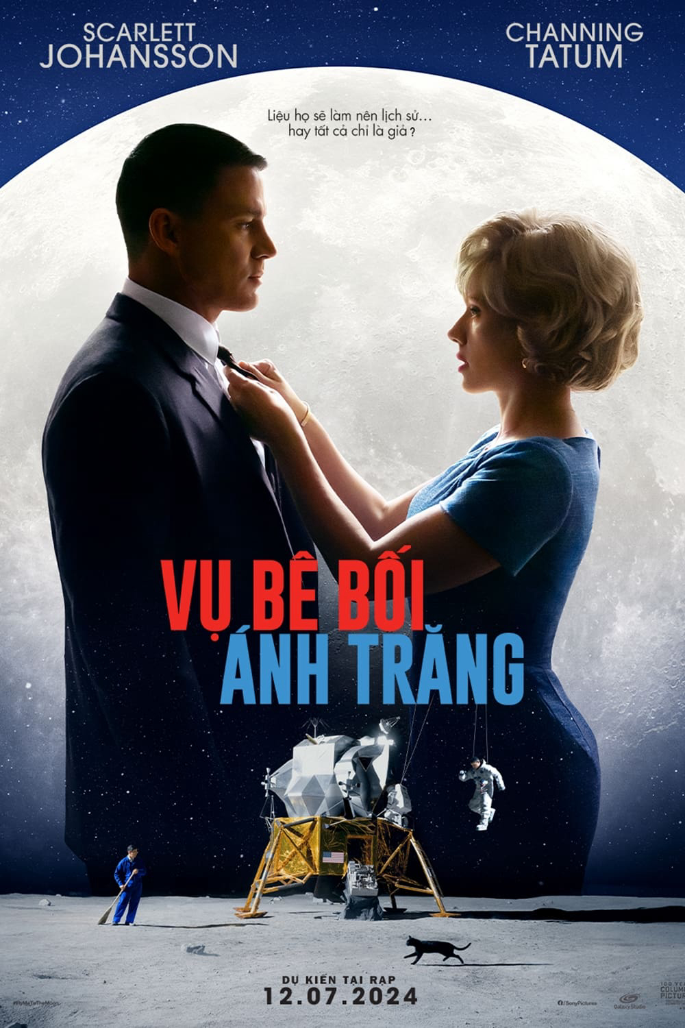 Poster Phim Vụ Bê Bối Ánh Trăng (Fly Me to the Moon)