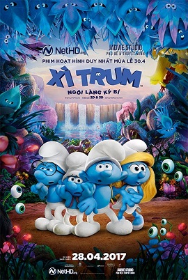 Poster Phim Xì Trum Và Ngôi Làng Kì Bí (Smurfs: The Lost Village)